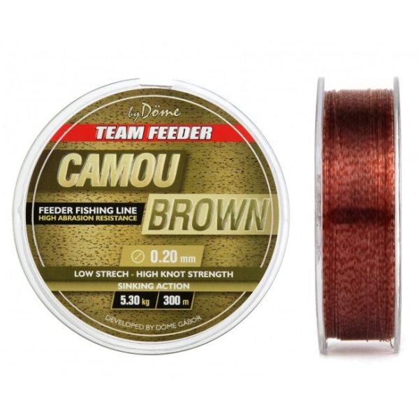 By Döme TEAM FEEDER Camou Brown Line 300m - Image 3