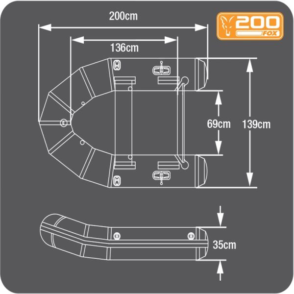 FOX 200 GREEN INFLATABLE BOAT - Image 5