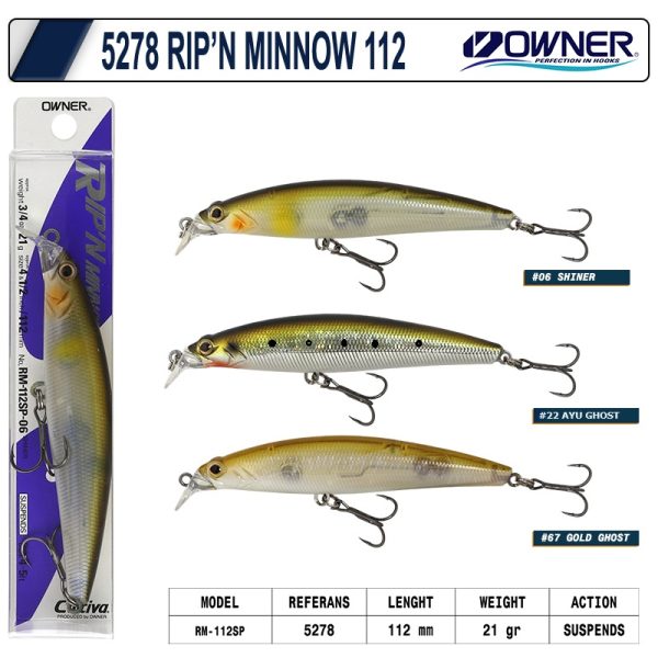 OWNER Cultiva Savoy Minnow 112
