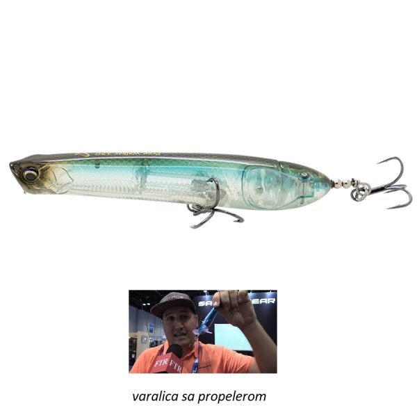 SG Prop Walker 10cm 21gr Ghost Minnow