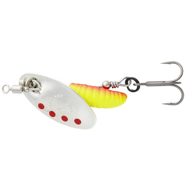 SG Grub Spinner #0 2.2g Sinking Silver Red Yellow 82454