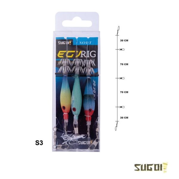 SUGOI Soft Egi Rig Tataki S3
