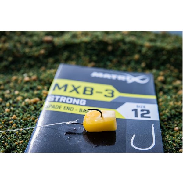 MATRIX MXB-3 Strong Spade End Barbed Hooks x10 - Image 2