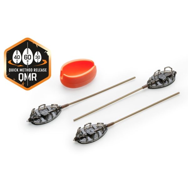 MIVARDI QMR Grip L Long Method Feeder Set 30+40+50g + Mould