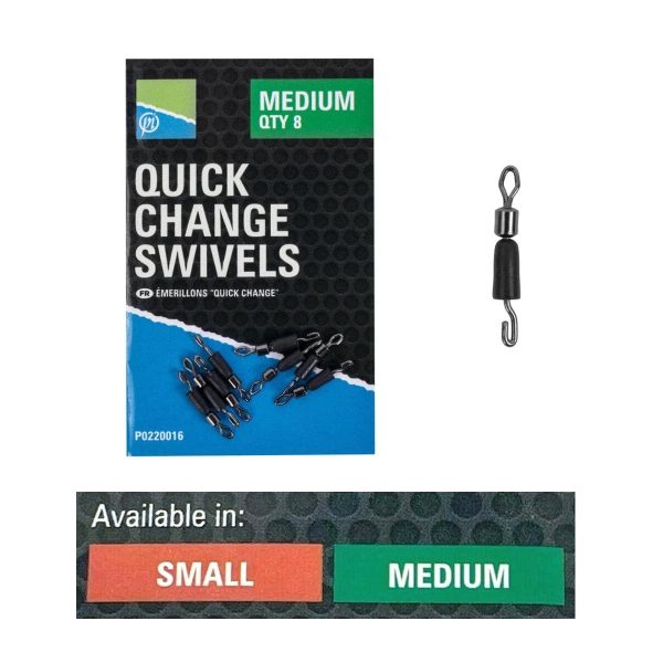 PRESTON INNOVATIONS Quick Change Swivels S/M