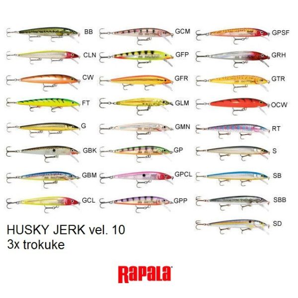 Varalica RAPALA Husky Jerk HJ-10