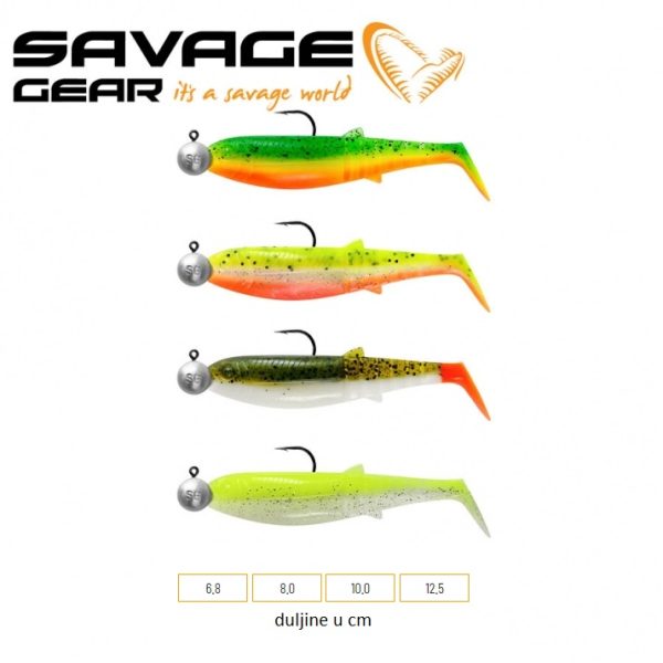 SG Cannibal Shad DarkWater MIX 4+4PCS