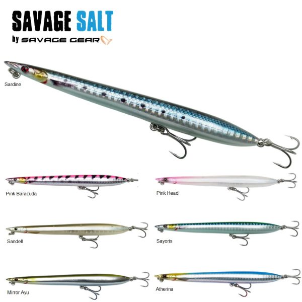SAVAGE SALT Sandeel Surf Walker 18cm 37gr Sinking