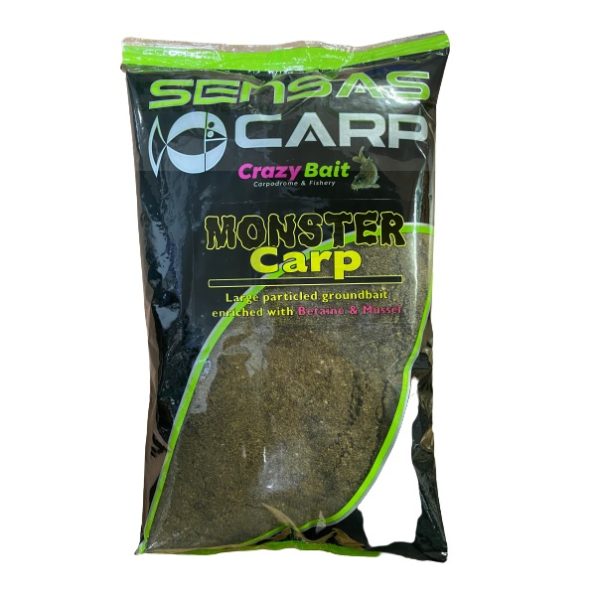 SENSAS Crazy Bait Monster Carp 1 kg Betaine-Mussel