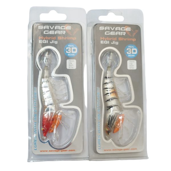 Varalica za lignje SG 3D Hybrid Shrimp EGI JIG - Image 2