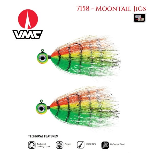 VMC Moontail Jig 2/0 3.5g FireTiger